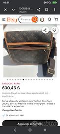Borsa tracollo uomo Louis Vuitton Reticolo raro 20