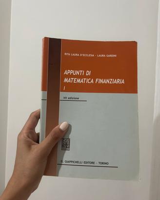 Appunti di matematica finanziaria I