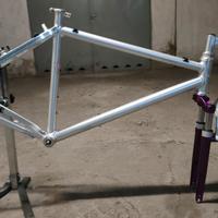 kit telaio 26 più forcella verlicchi vintage 