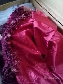splendida coperta di seta antica 