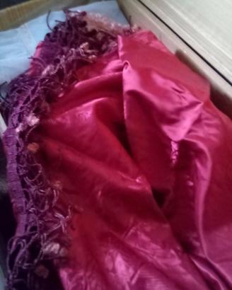 splendida coperta di seta antica 