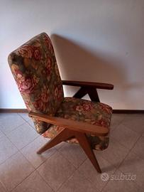 Poltrona pieghevole vintage