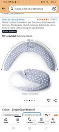 Cuscino allattamento niimo xxl