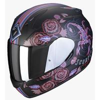 casco integrale scorpion exo 390 chica nero rosa o