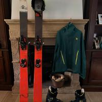 Sci, scarponi, casco e guscio