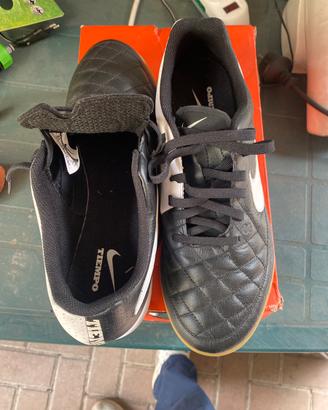 NIKE TIEMPO GENIO INDOOR - NERO/BIANCO