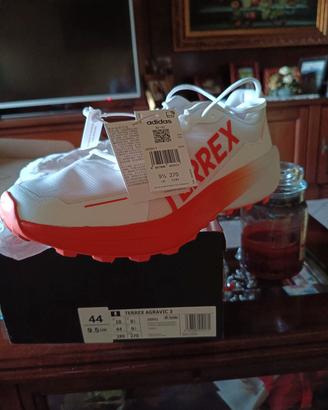 Scarpe Adidas Terrex Agravic 3 bianco puro arancio