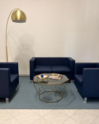 Set 3 divanetti da ingresso blu
