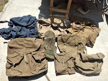 zaino militare esercito italiano anni 60 no ww1