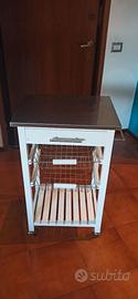 Carrello da Cucina Salvaspazio con ruote
