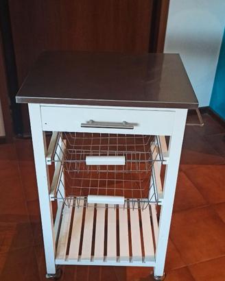 Carrello da Cucina Salvaspazio con ruote