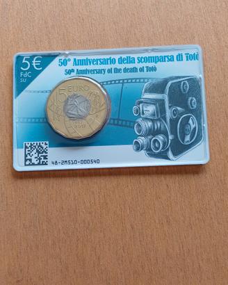 Moneta 50° anniversariodella scomparsa di Totò