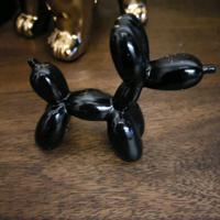 set due statuette cane a palloncino in Resina 