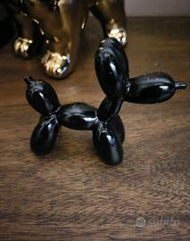set due statuette cane a palloncino in Resina 
