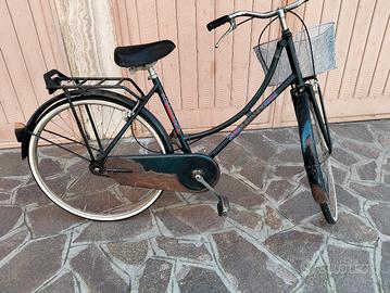 bici da donna con ruggine ruote 26