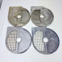 4 dischi da taglio a cubetti per tagliaverdure