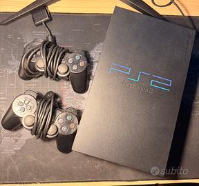 playstation 2 + 2 controller originali