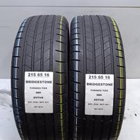 2 GOMME 215 65 16 BRIDGESTONE RIF3634