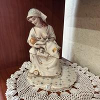 STATUA CERAMICA CAPODIMONTE FIRMATA NARDAGGIO