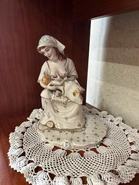 STATUA CERAMICA CAPODIMONTE FIRMATA NARDAGGIO