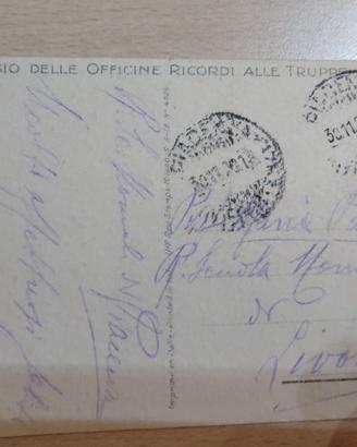 Cartolina 1918 OFFICINE RICORDI "Truppe Alleate" -