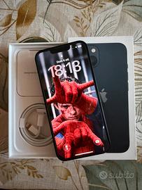 IPhone 13 Mezzanotte 128GB + accessori originali