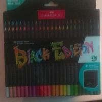 50 matite colorate Faber Castell black edition