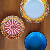 Servizio piatti 18 pezzi Etna in porcellana