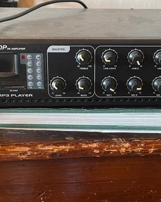 amplificatore mixer PA Omnitronic MP-120P da 120W