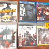 giochi PlayStation 3 e 4
