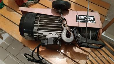 Tiratutto 200 verricello argano paranco con asta