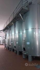 Serbatoi in acciaio inox, capacità HL 250,