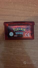 Pokemon Rubino Nintendo Game Boy Advance ITA Itali