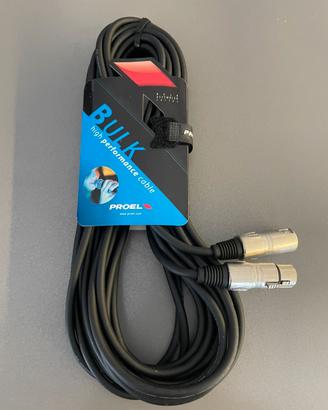 Cavo microfono 10 m Bulk nuovo