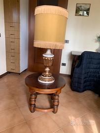 MOBILE ROTONDO IN LEGNO - LAMPADA INCLUSA!