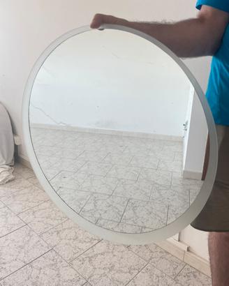Specchio bagno LED tondo 60cm – impermeabile IP44