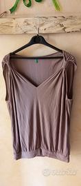 Canottiera Vintage a Costine Benetton  tg.L