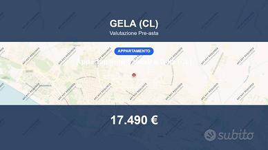 Immobile in asta di 175 m² con box auto a Gela