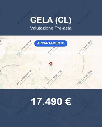 Immobile in asta di 175 m² con box auto a Gela