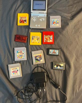 Game Boy advance sp + giochi