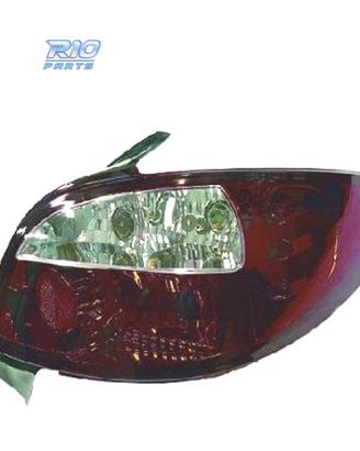 FANALI PER PEUGEOT 206 98-09 ROSSO AFFUMICATO