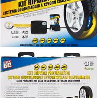 Kit Ripara Pneumatici con Compressore Automatico -