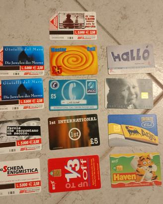 Tessere telefoniche e sconti