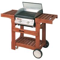 Barbecue Dolcevita Euro 2 a Gas, carrello in legno