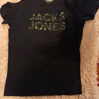 T-shirt Jack & Jones nera – Taglia L