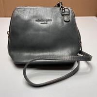 Borsa Valentino Guido vera pelle grigio scuro/blu