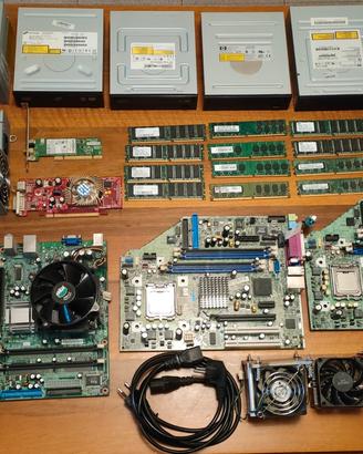 Lotto componenti PC 