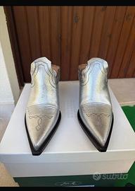 Maison Margiela originali sabot argento