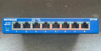 Switch Netgear GS108 - 8 porte Gigabit Ethernet