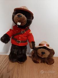 Peluche vintage Castoro RCMP